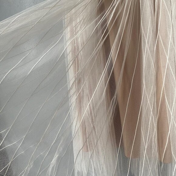 Tulle Cream Skirt - Picture 2 of 4